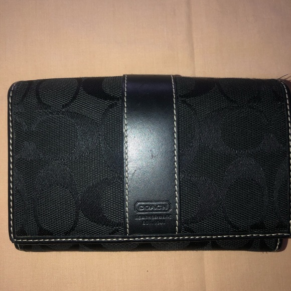 COACH Black Wallet - Picture 1 of 4